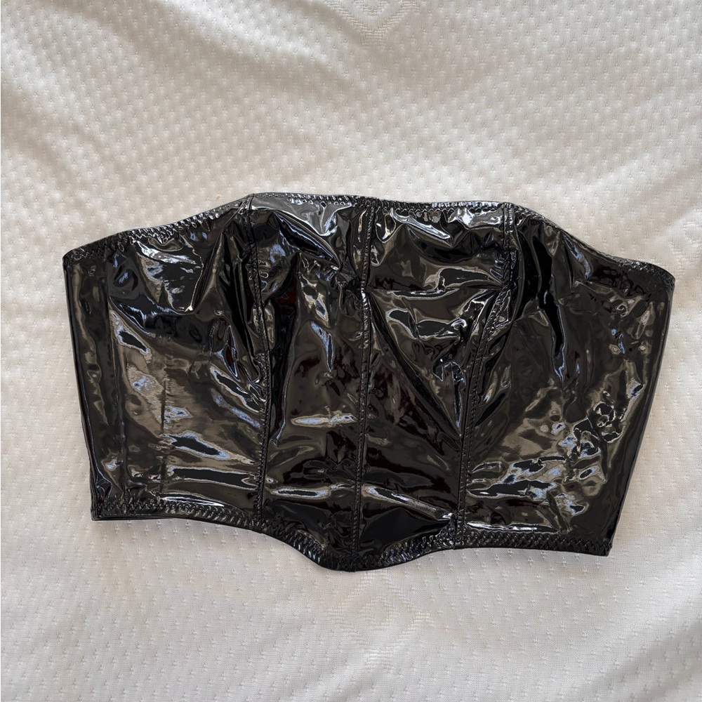 Leather Tube Top
